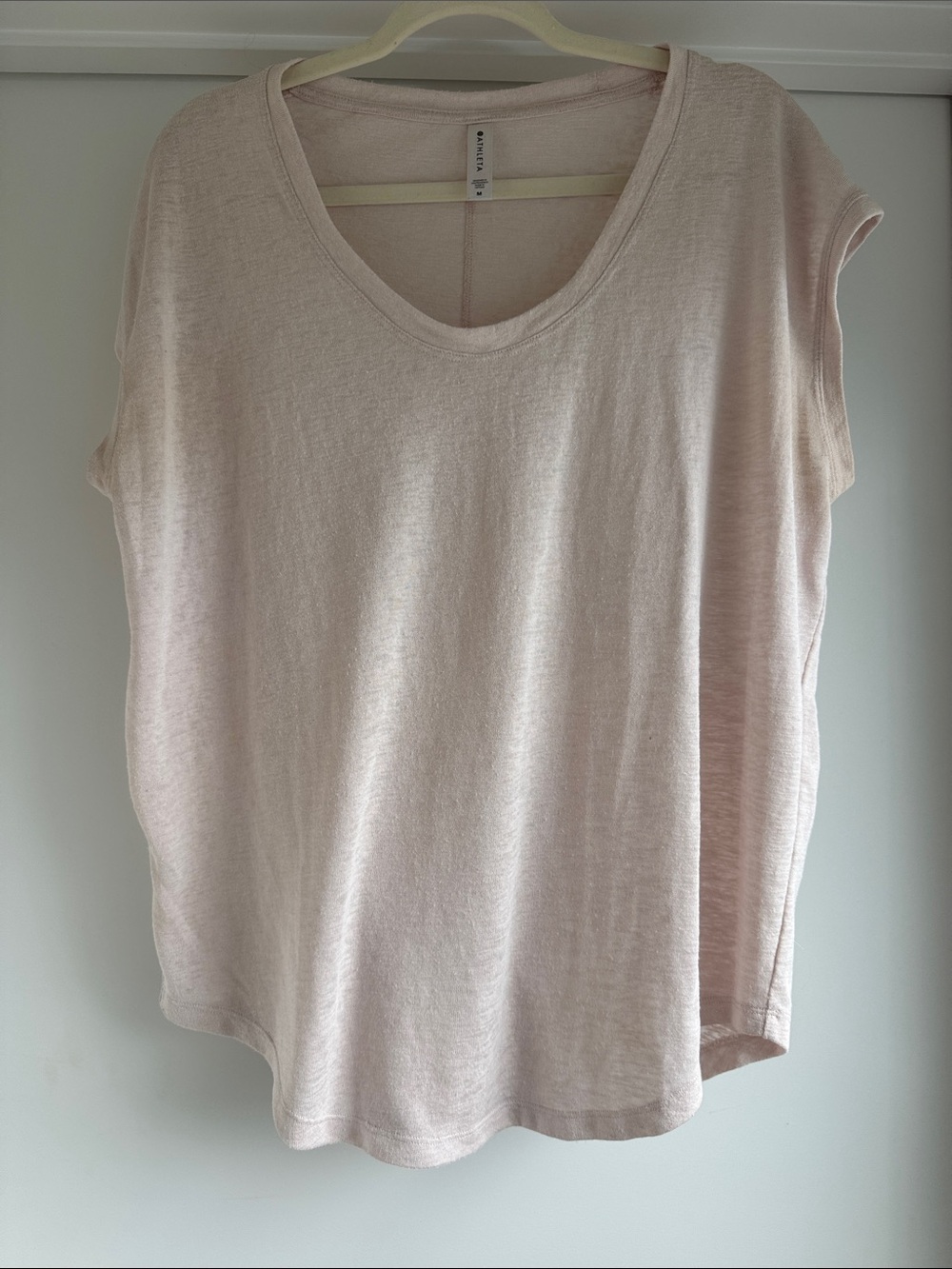Athleta Blush Scoop Neck Top